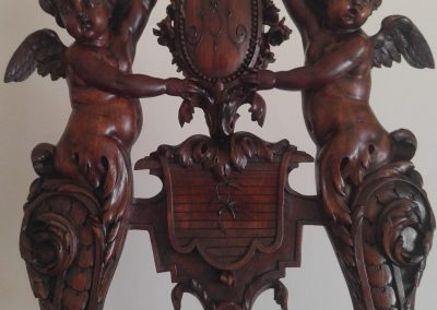 XIX century carved easel